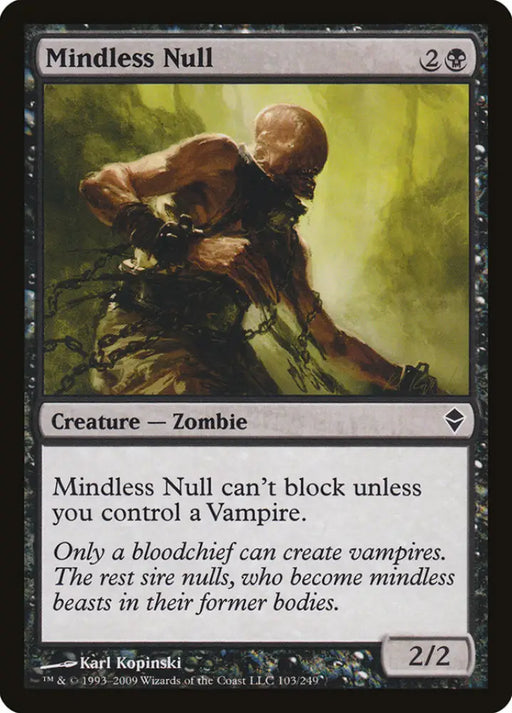 Mindless Null [Zendikar] - MTG Single