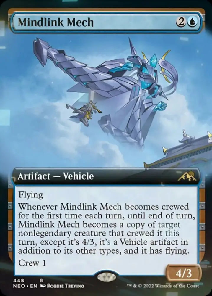 Mindlink Mech (Extended Art) [Kamigawa: Neon Dynasty] - MTG Single