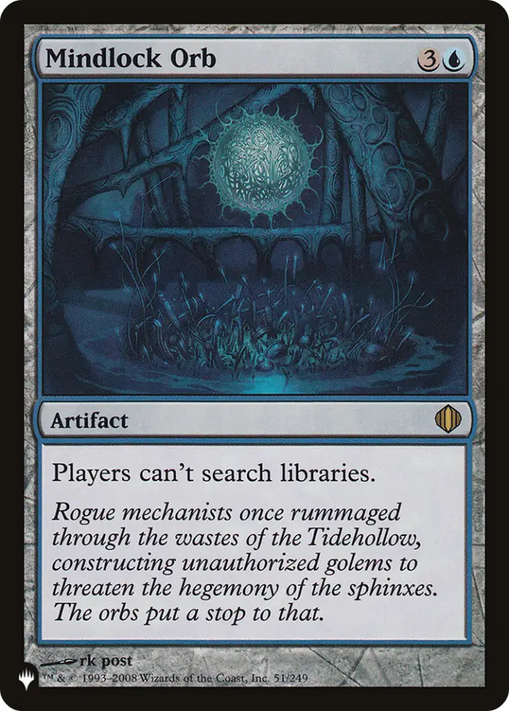 Mindlock Orb [The List] - MTG Single