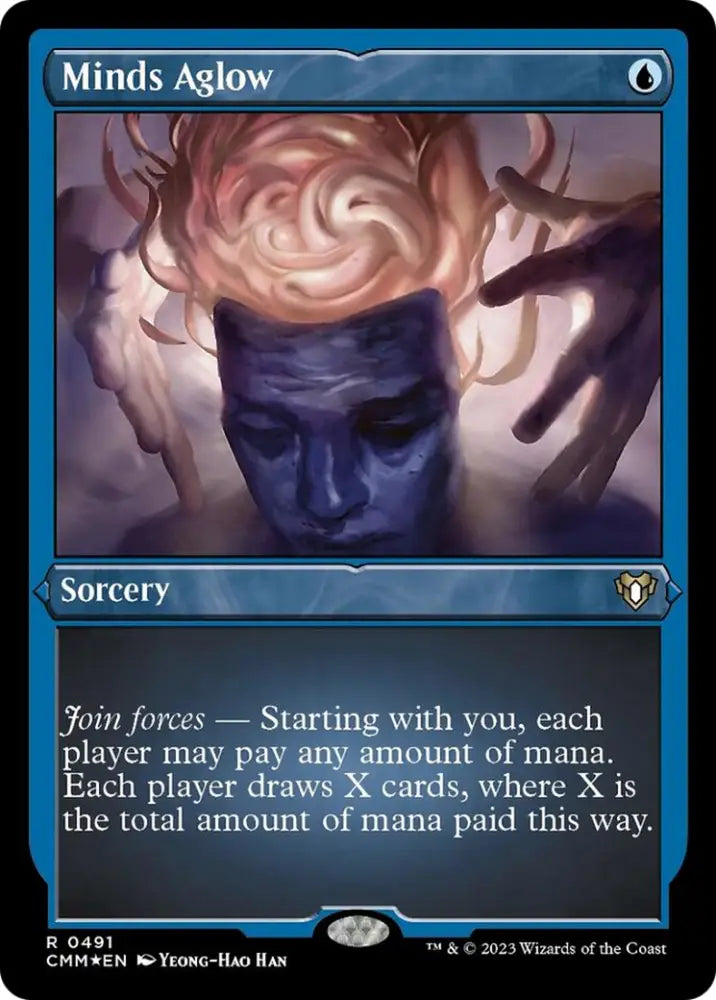 Minds Aglow (Foil Etched) [Commander Masters] - MTG Single