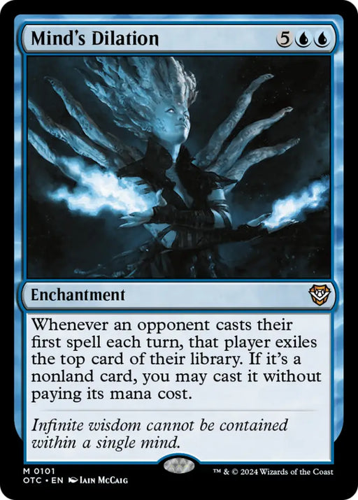 Mind’s Dilation [Outlaws of Thunder Junction Commander] - MTG Single