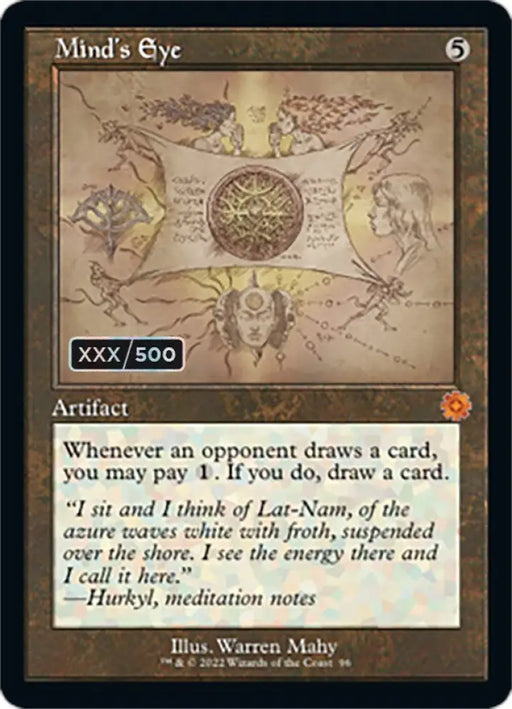 Mind’s Eye (Retro Schematic) (Serialized) [The Brothers’ War Retro Artifacts] - MTG Single