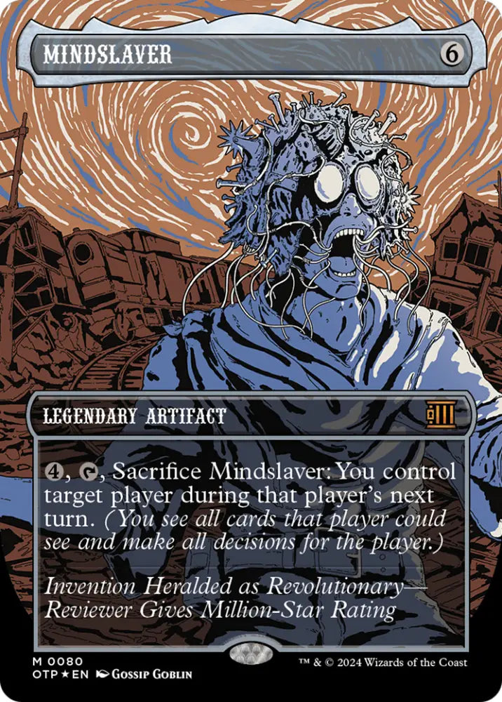 Mindslaver (Textured Foil) [Outlaws of Thunder Junction: Breaking News] - MTG Single