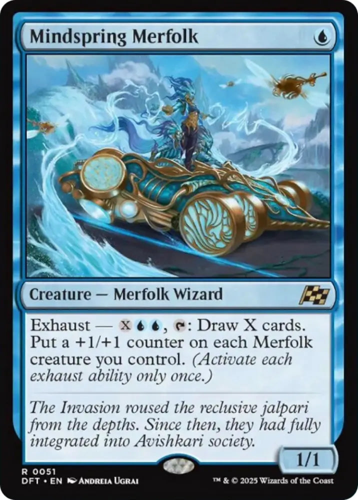 Mindspring Merfolk [Aetherdrift] - MTG Single