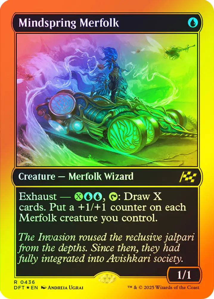 Mindspring Merfolk (First-Place Foil) [Aetherdrift] - MTG Single