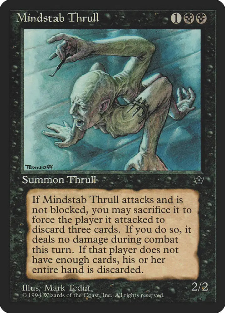 Mindstab Thrull (Mark Tedin) [Fallen Empires] - MTG Single