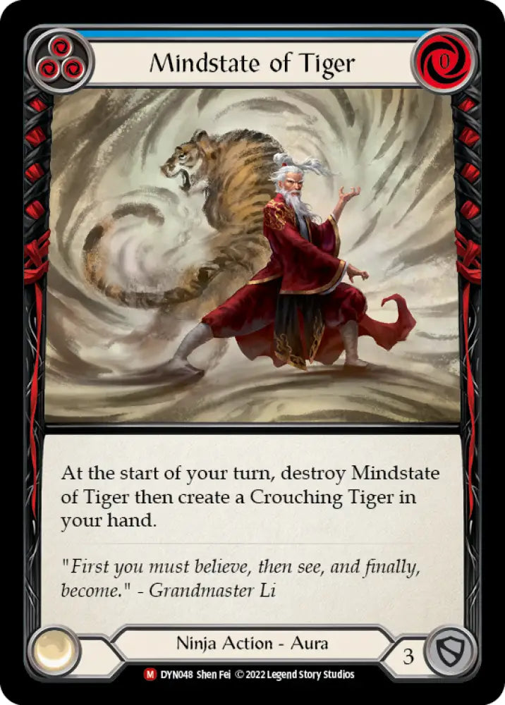 Mindstate of Tiger [Dynasty] Rainbow Foil - Flesh And Blood Single