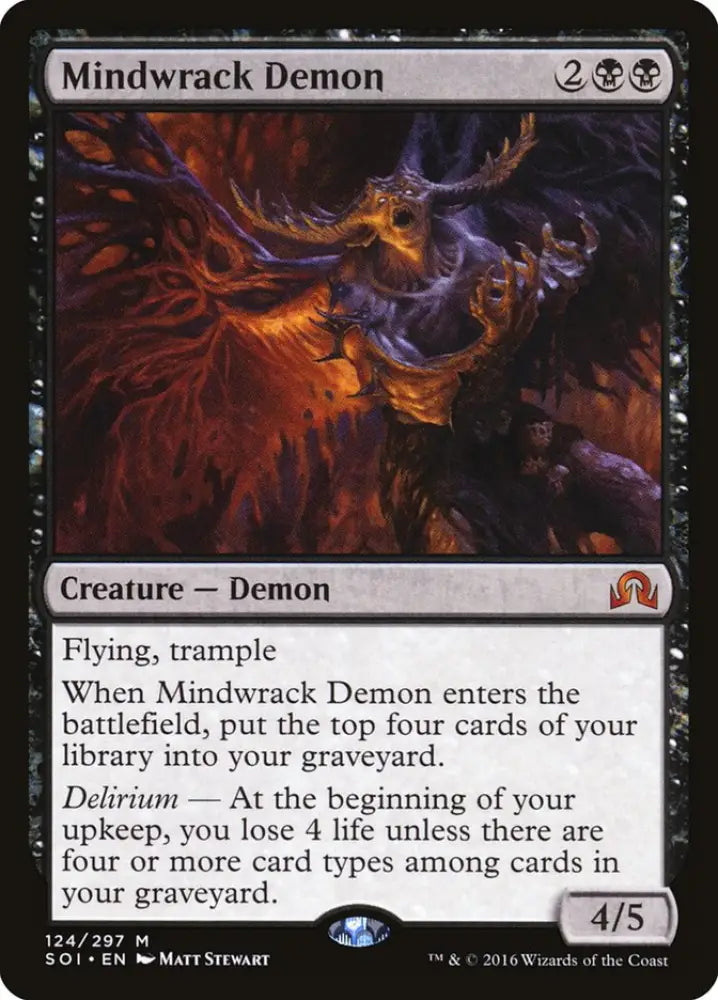 Mindwrack Demon [Shadows over Innistrad] - MTG Single