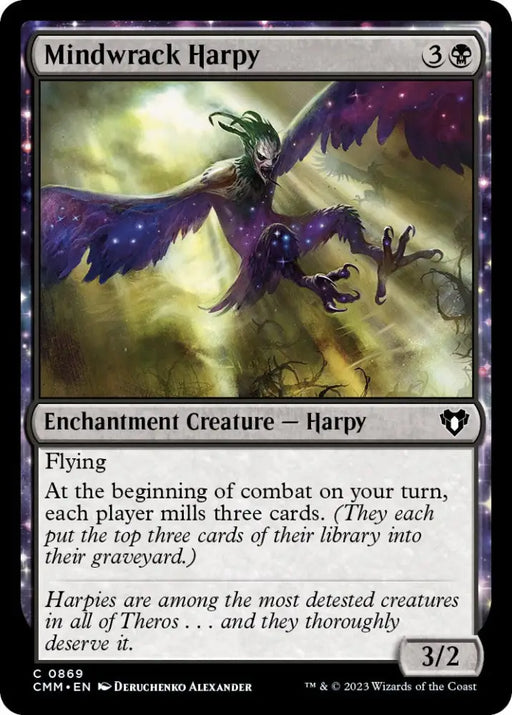 Mindwrack Harpy [Commander Masters] - MTG Single