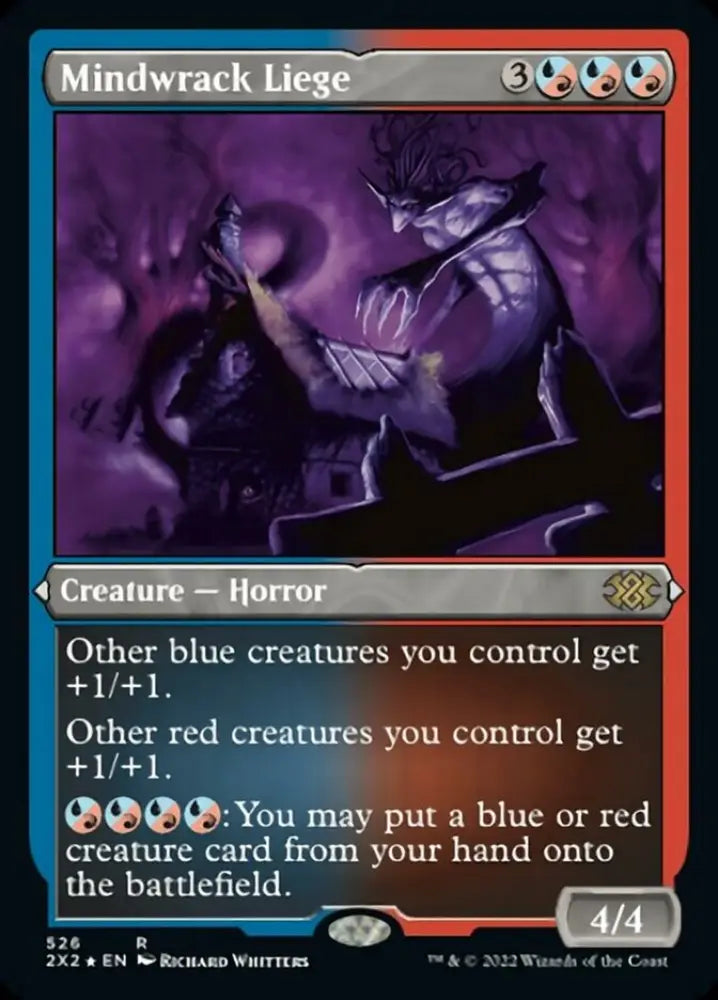 Mindwrack Liege (Foil Etched) [Double Masters 2022] - MTG Single
