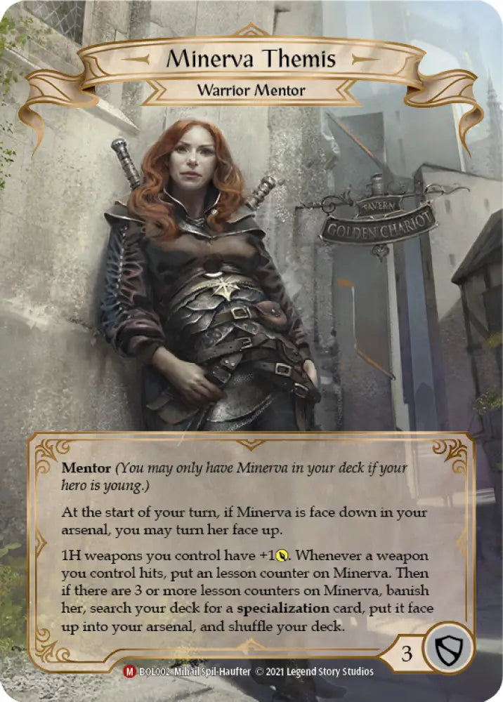Minerva Themis [Monarch Blitz Deck] - Flesh And Blood Single