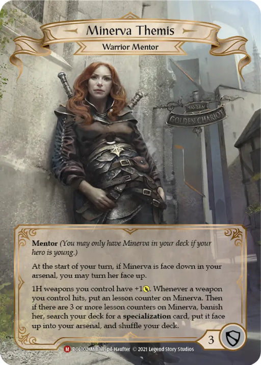 Minerva Themis [Monarch Blitz Deck] - Flesh And Blood Single