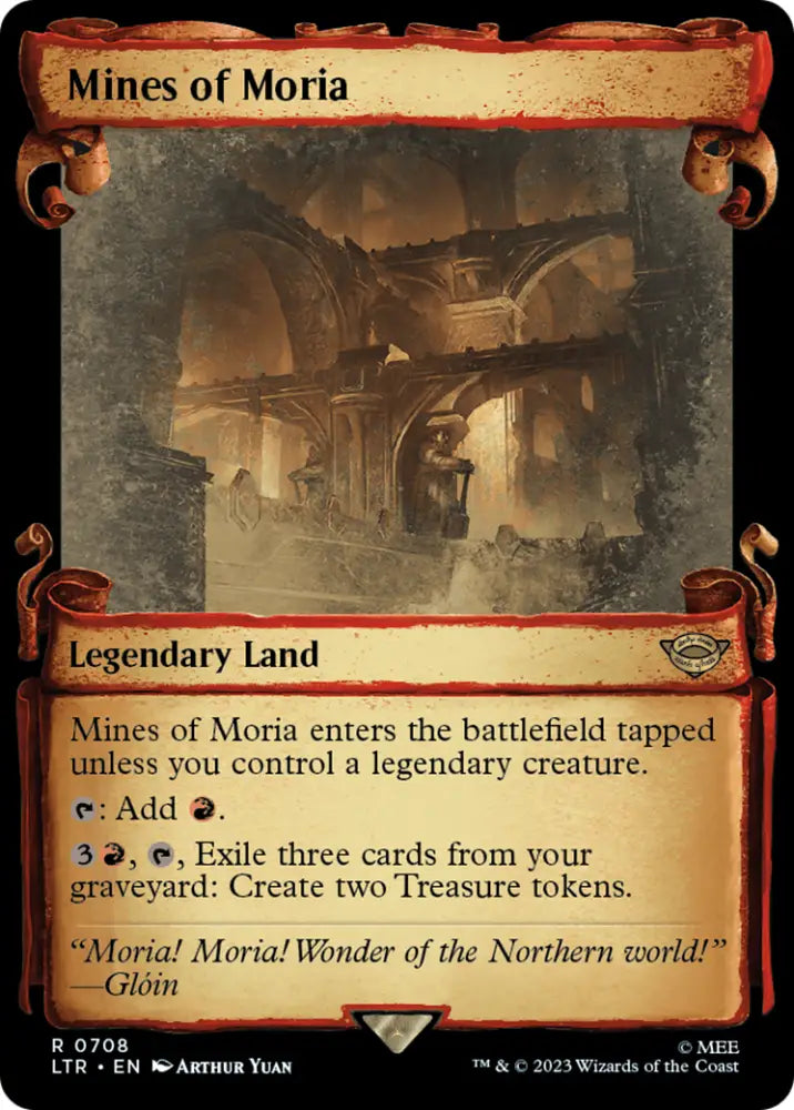 Mines of Moria [The Lord of the Rings: Tales of Middle-Earth Showcase Scrolls] - MTG Single