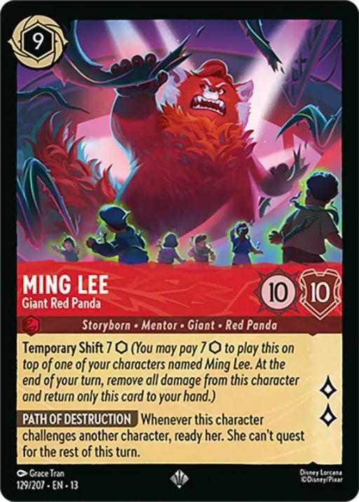 Ming Lee - Giant Red Panda (129/204) [Attack of the Vine!]
