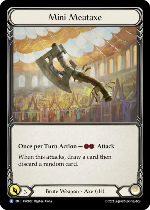 Mini Meataxe [Heavy Hitters] (Kayo Blitz Deck) - Flesh And Blood Single