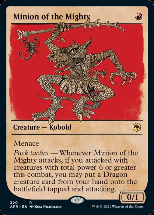 Minion of the Mighty (Showcase) [Dungeons & Dragons: Adventures in the Forgotten Realms] - MTG Single