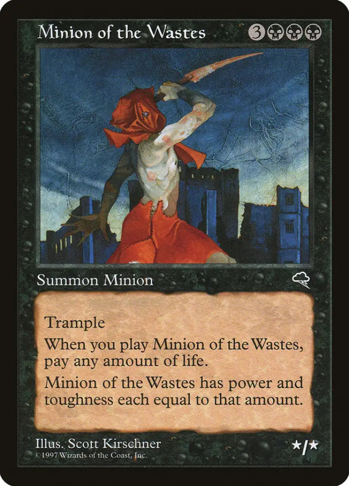 Minion of the Wastes [Tempest] - MTG Single