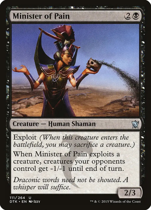 Minister of Pain [Dragons of Tarkir] - MTG Single