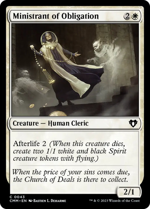 Ministrant of Obligation [Commander Masters] - MTG Single