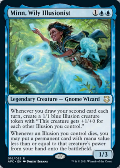 Minn Wily Illusionist [Dungeons & Dragons: Adventures in the Forgotten Realms Commander] - MTG Single