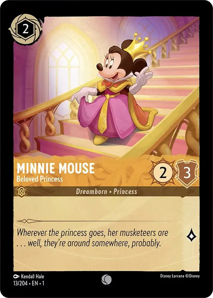 Minnie Mouse - Beloved Princess (13/204) [The First Chapter] - Lorcana Single