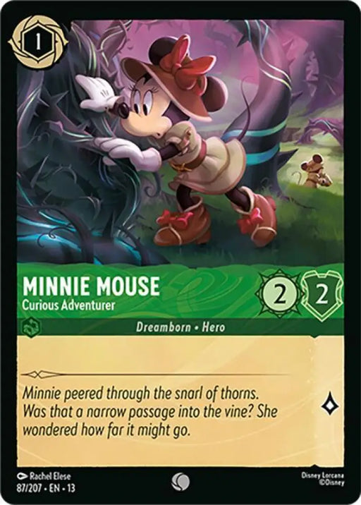 Minnie Mouse - Curious Adventurer (87/204) [Attack of the Vine!]