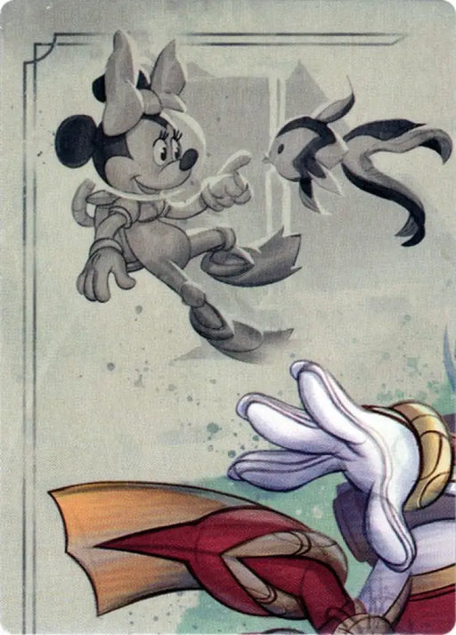 Minnie Mouse - Wide-Eyed Diver Puzzle Insert (Top Left) [Rise of the Floodborn] - Lorcana Single