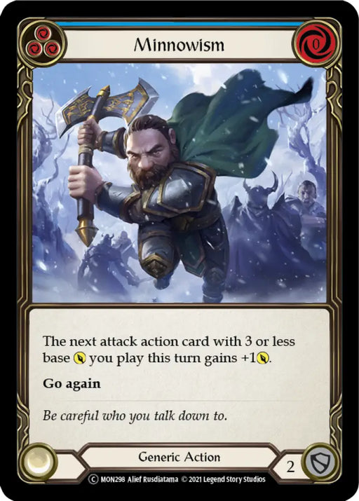 Minnowism (Blue) [Monarch Unlimited] Unlimited Rainbow Foil - Flesh And Blood Single
