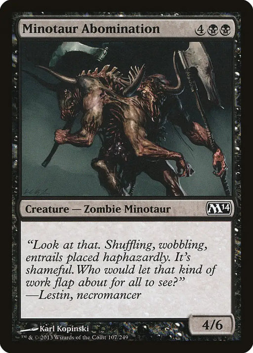 Minotaur Abomination [Magic 2014] - MTG Single