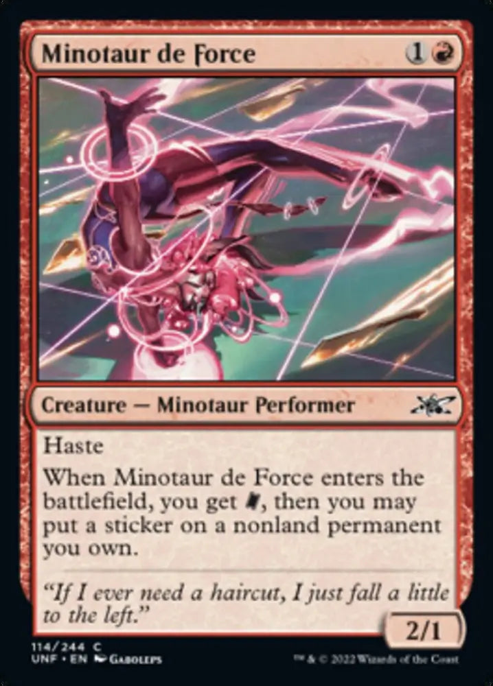 Minotaur de Force [Unfinity] - MTG Single