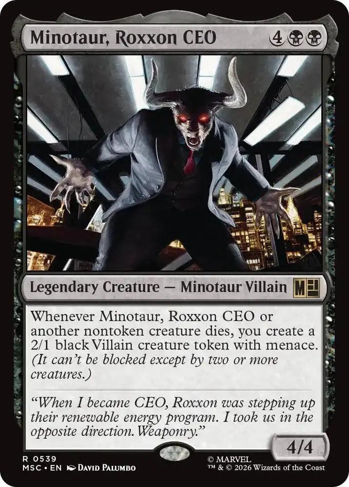 Minotaur, Roxxon CEO (539) [Marvel Super Heroes Commander]