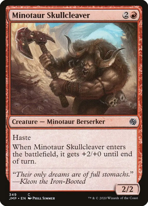 Minotaur Skullcleaver [Jumpstart] - MTG Single