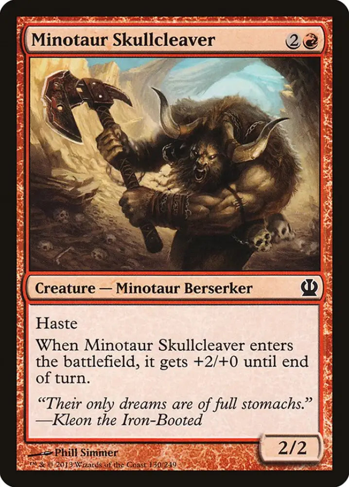 Minotaur Skullcleaver [Theros] - MTG Single