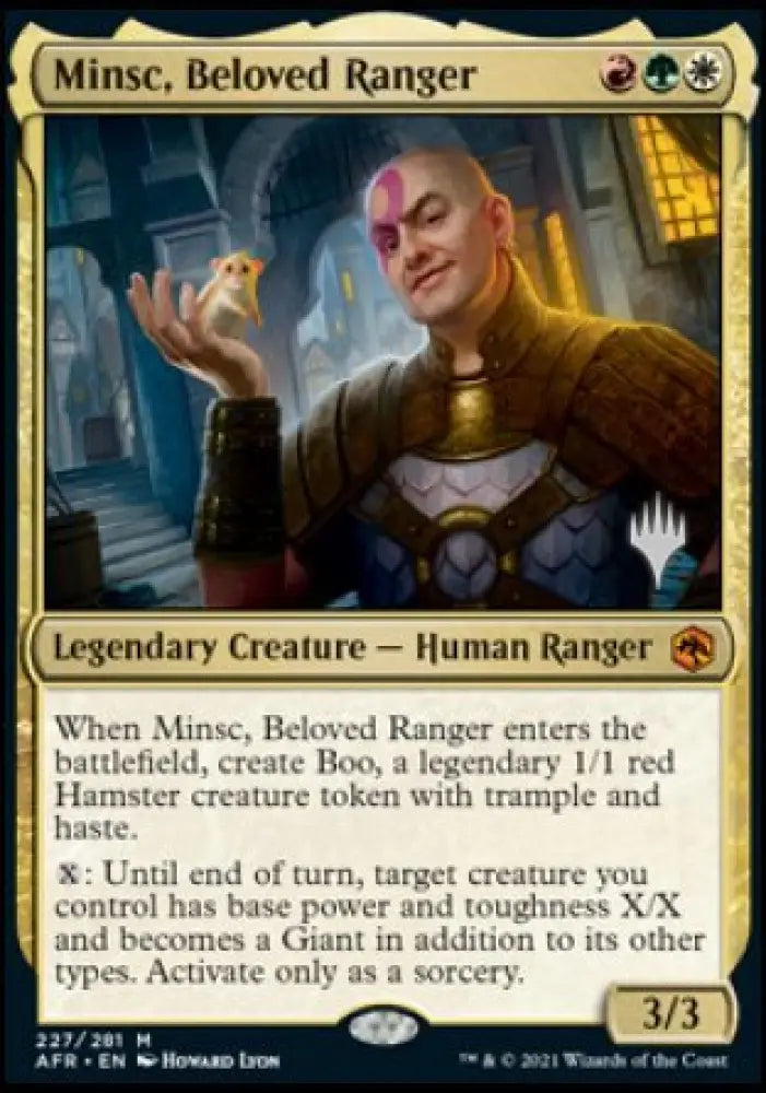 Minsc Beloved Ranger (Promo Pack) [Dungeons & Dragons: Adventures in the Forgotten Realms Promos] - MTG Single