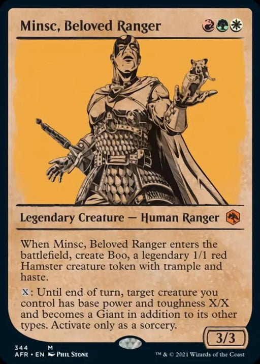 Minsc Beloved Ranger (Showcase) [Dungeons & Dragons: Adventures in the Forgotten Realms] - MTG Single