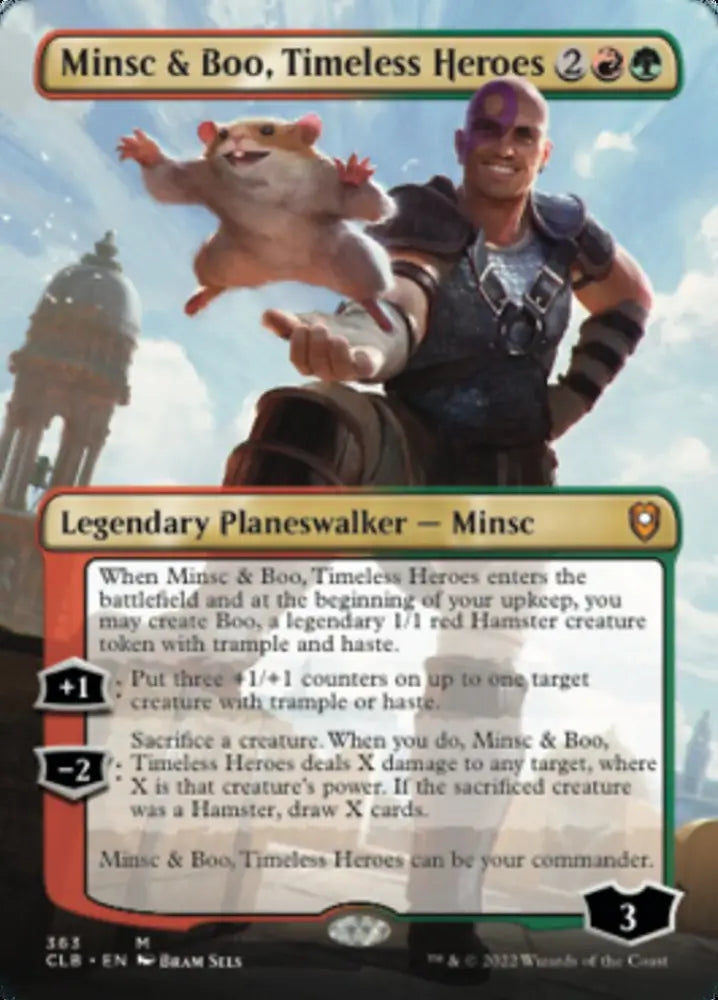 Minsc & Boo Timeless Heroes (Borderless) [Commander Legends: Battle for Baldur’s Gate] - MTG Single