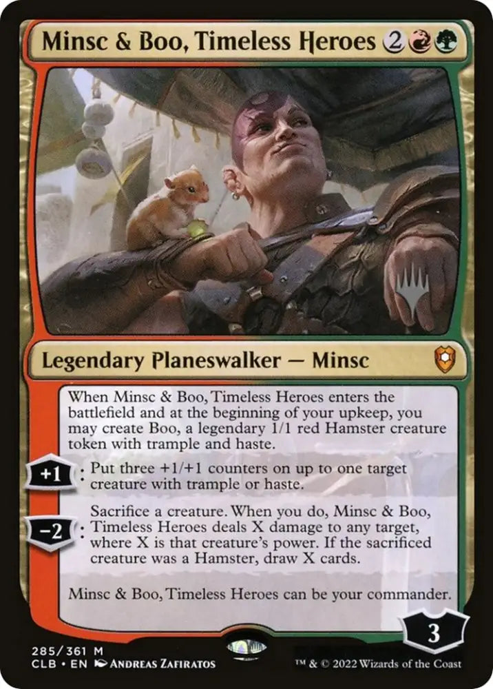 Minsc & Boo Timeless Heroes (Promo Pack) [The Lost Caverns of Ixalan Promos] - MTG Single