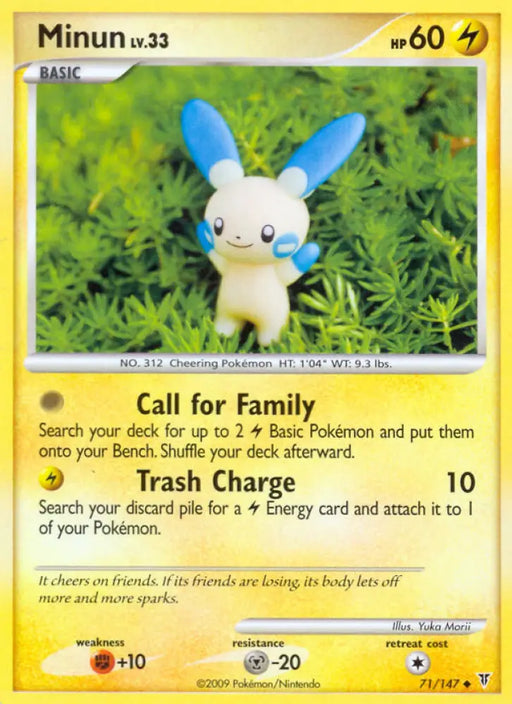Minun (71/147) [Platinum: Supreme Victors] - Pokemon Single