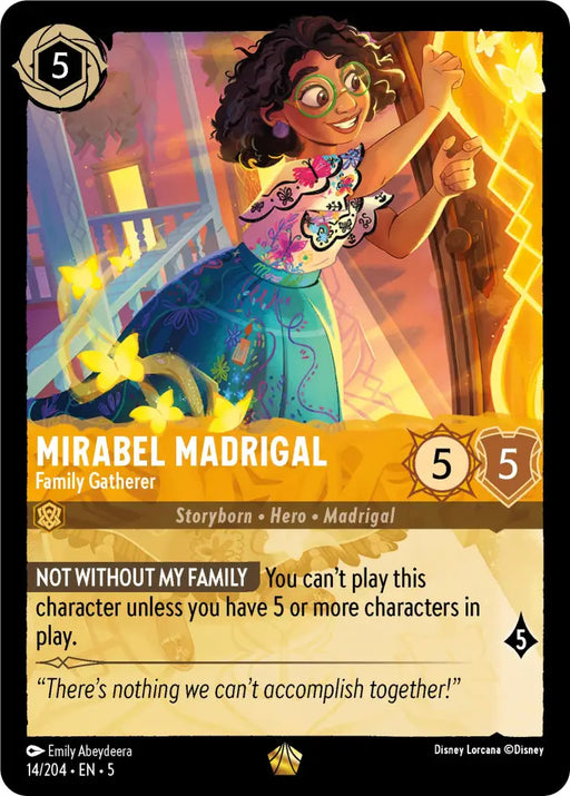 Mirabel Madrigal - Family Gatherer (14/204) [Shimmering Skies] - Lorcana Single
