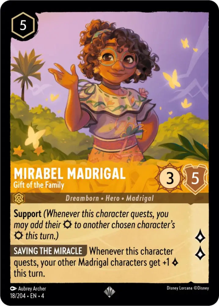 Mirabel Madrigal - Gift of the Family (18/204) [Ursula’s Return] - Lorcana Single