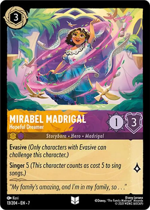Mirabel Madrigal - Hopeful Dreamer (13/204) [Archazia’s Island] - Lorcana Single