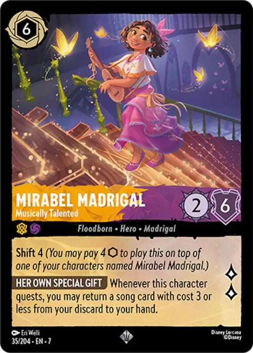 Mirabel Madrigal - Musically Talented (35/204) [Archazia’s Island] - Lorcana Single