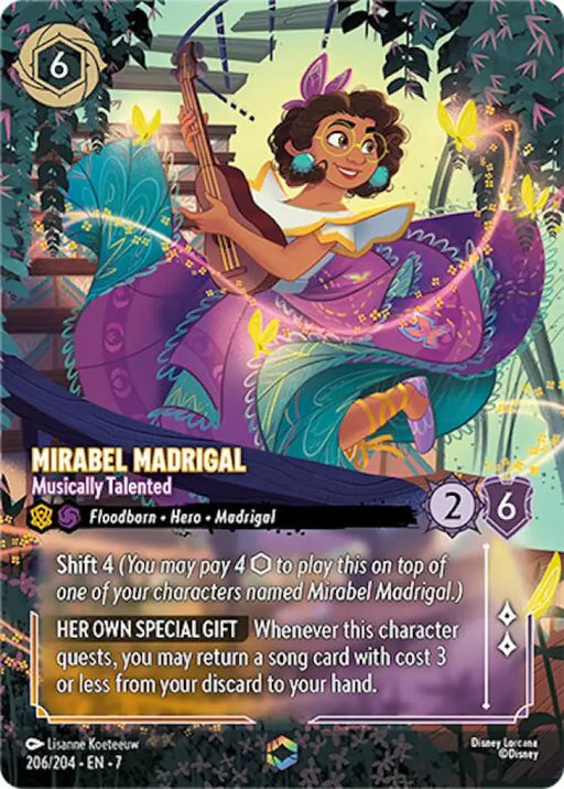 Mirabel Madrigal - Musically Talented (Enchanted) (206/204) [Archazia’s Island] - Lorcana Single