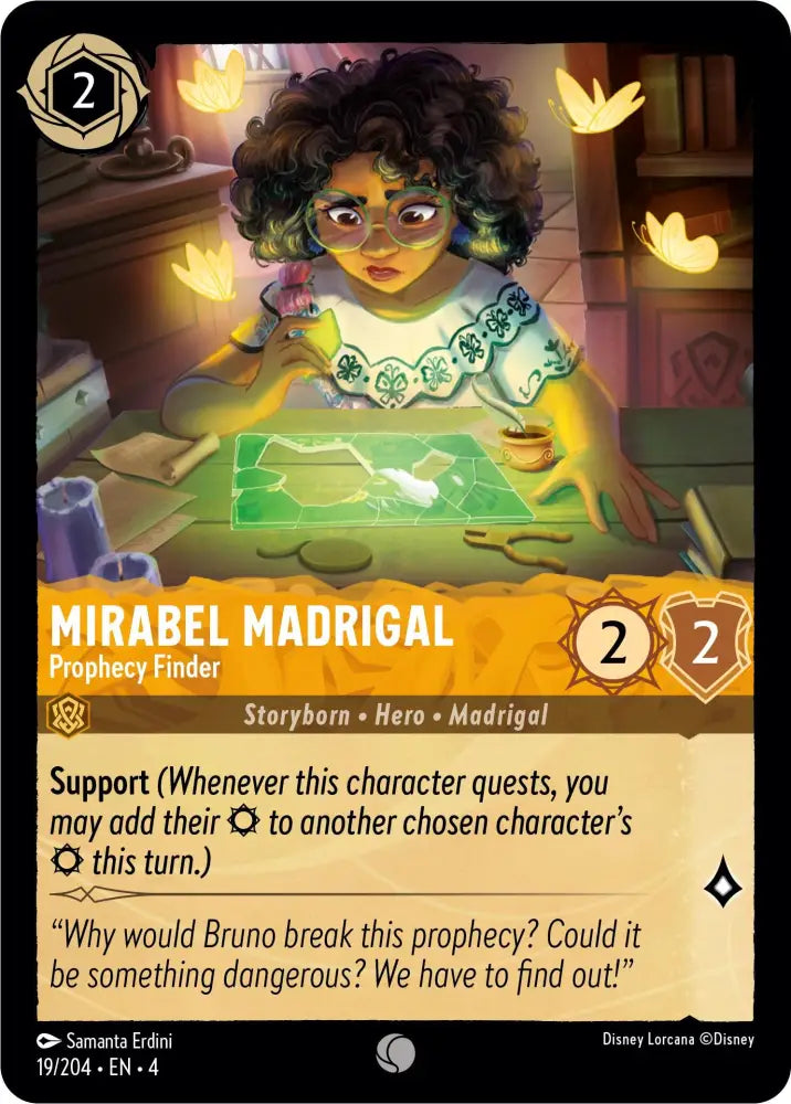 Mirabel Madrigal - Prophecy Finder (19/204) [Ursula’s Return] - Lorcana Single