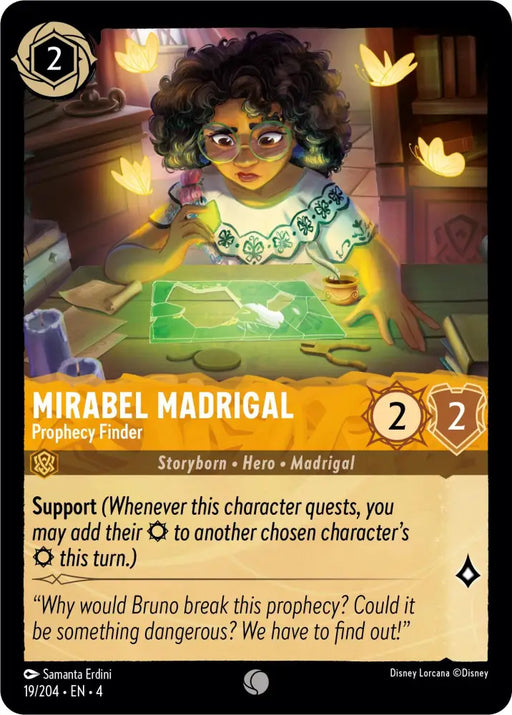 Mirabel Madrigal - Prophecy Finder (19/204) [Ursula’s Return] - Lorcana Single