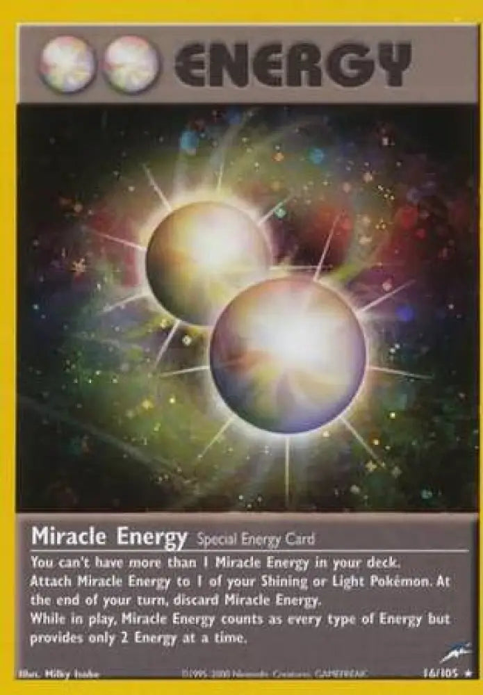 Miracle Energy (16/105) [Neo Destiny Unlimited] - Pokemon Single