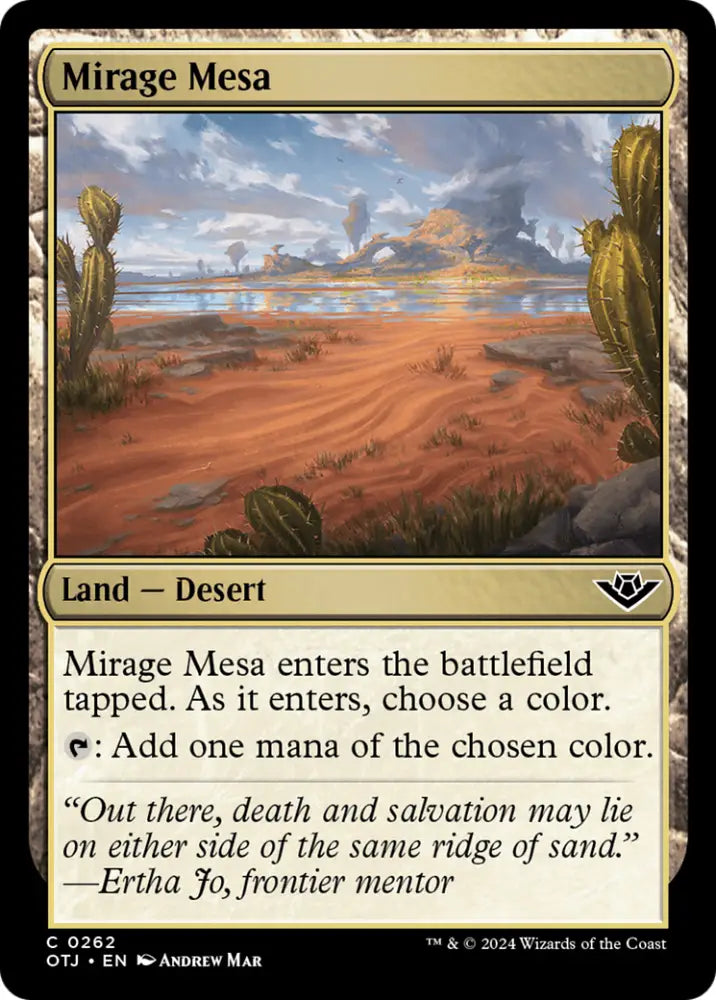 Mirage Mesa [Outlaws of Thunder Junction] - MTG Single