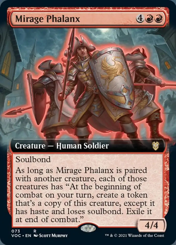Mirage Phalanx (Extended Art) [Innistrad: Crimson Vow Commander] - MTG Single