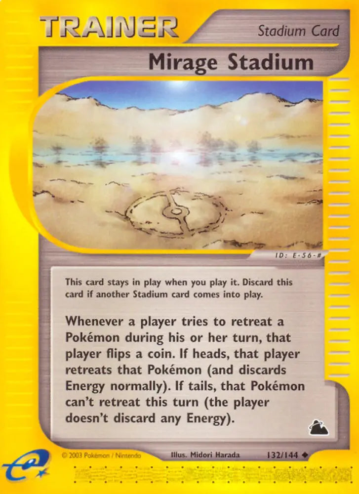 Mirage Stadium (132/144) [Skyridge] - Pokemon Single