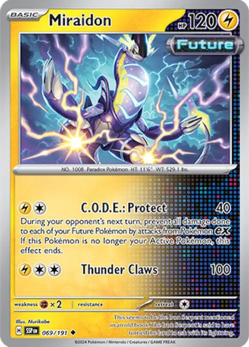 Miraidon (069/191) [Scarlet & Violet: Surging Sparks] - Pokemon Single